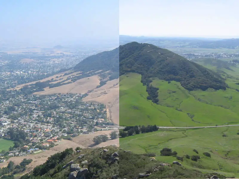 San Luis Obispo In Fall And Spring