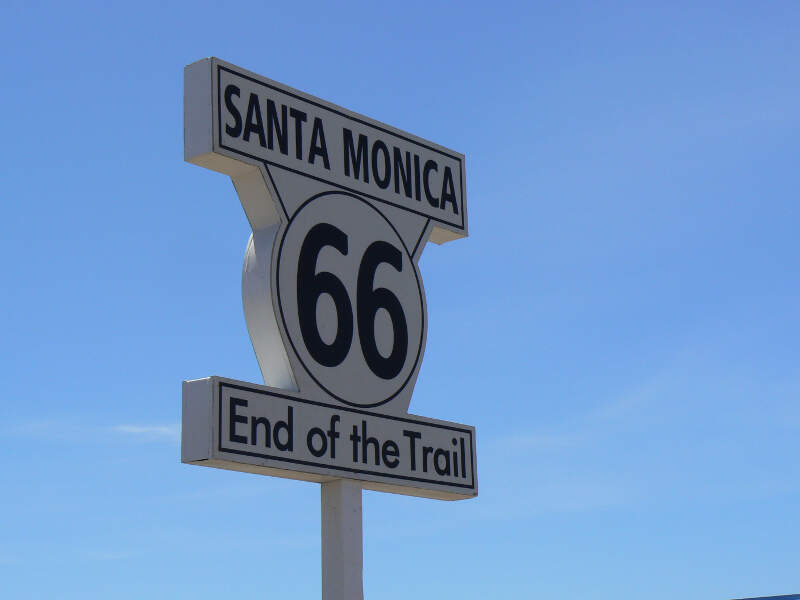 Koniec Route W Santa Monica