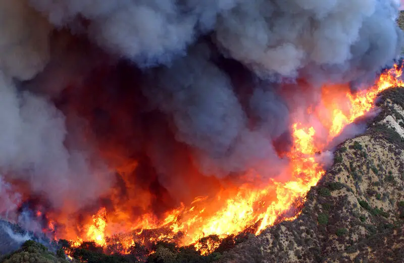 Simi Valley Fire California Usa