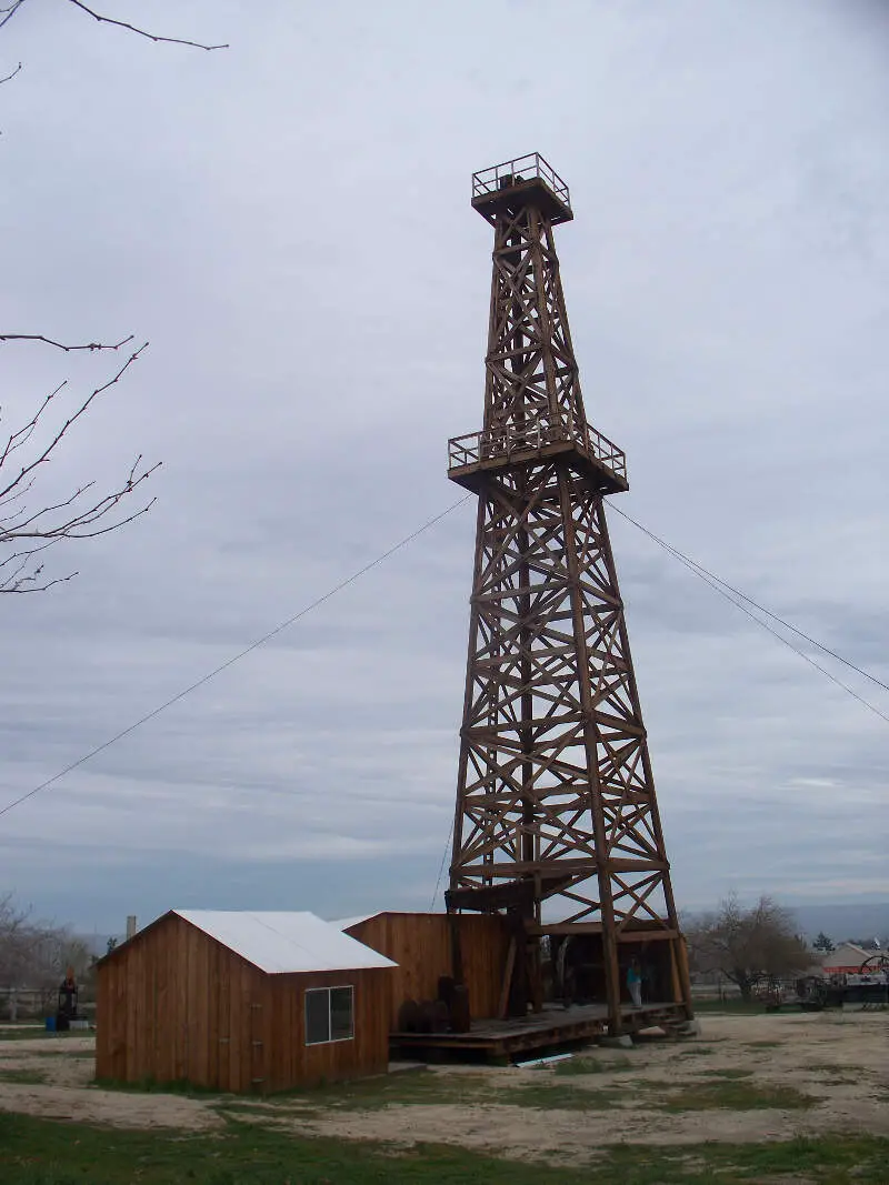 Wooden Derick  Kern West Oil Museum