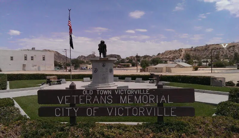 Old Town Victorville Veterans Memorial Seventh St Forrest Ave