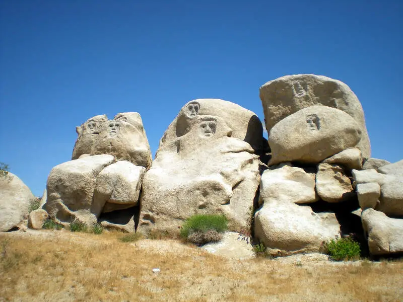 Petroglyphs In Victorville