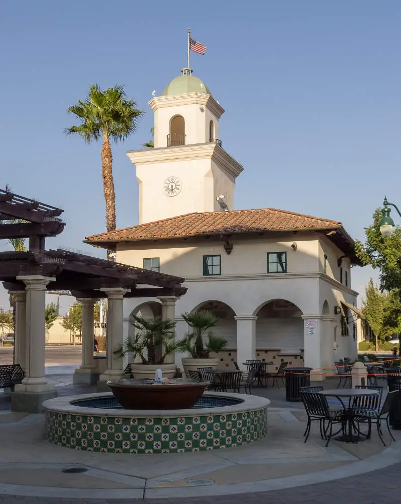 Visalia Bus Transit Center Partial View