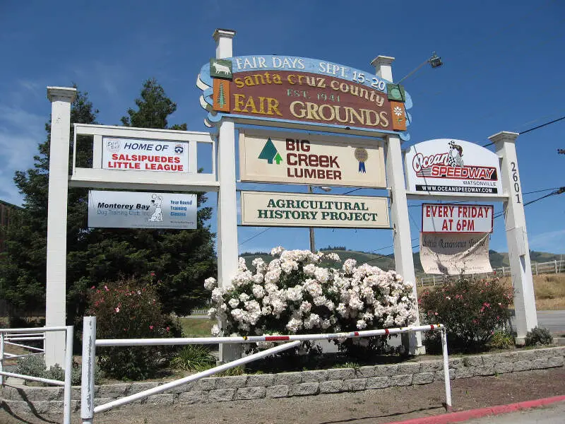Santa Cruz County Fair Grounds Sign
