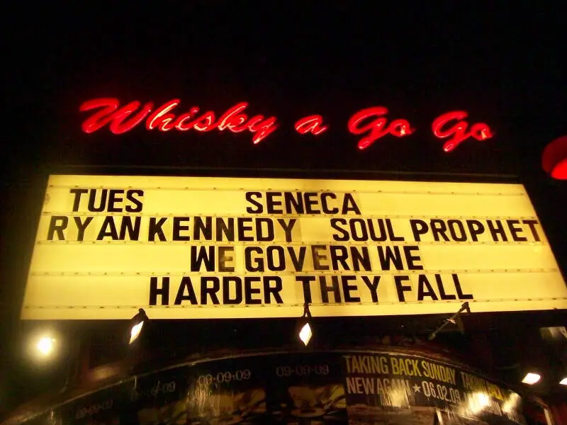 Marquee Outside Whiskey A Go Go On The Sunset Stripc June C