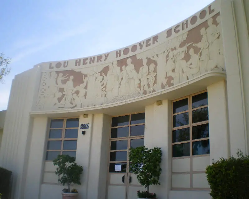 Frieze At Lou Henry Hoover Schoolc Whittier