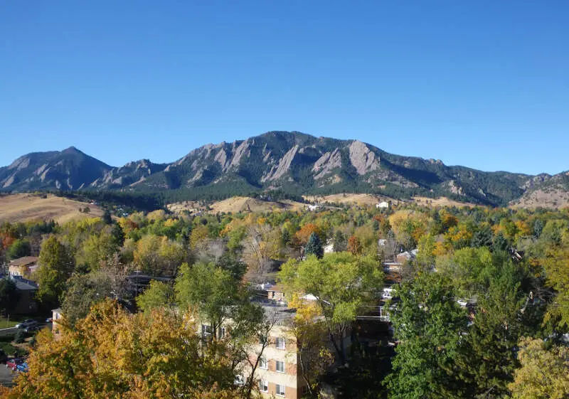 The Flatirons In Autumn