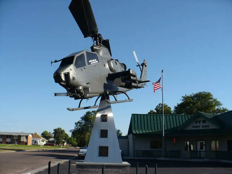 Ah On Display In Front Of The Vfw Post In Burlingtonc Colorado