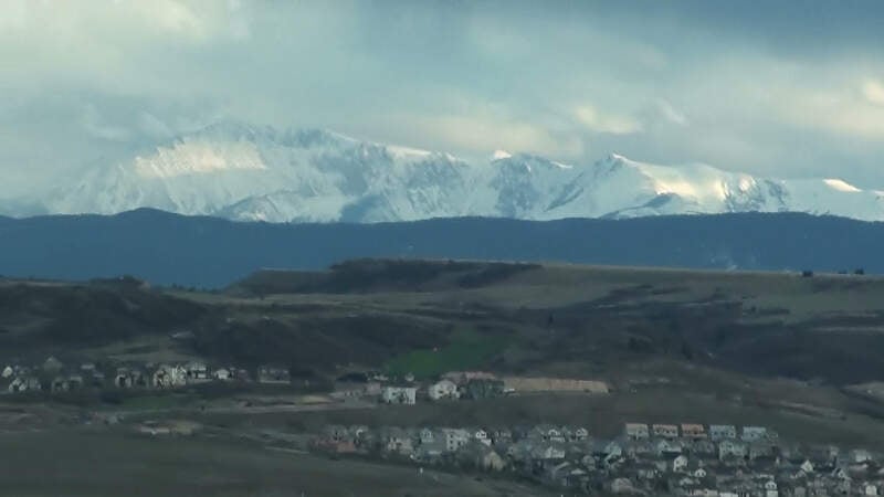 Pikes Peak Taken From I  In Castle Rock Co