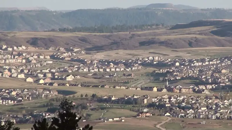 The Meadows In Castle Rock Colorado Taken From Daniels Park