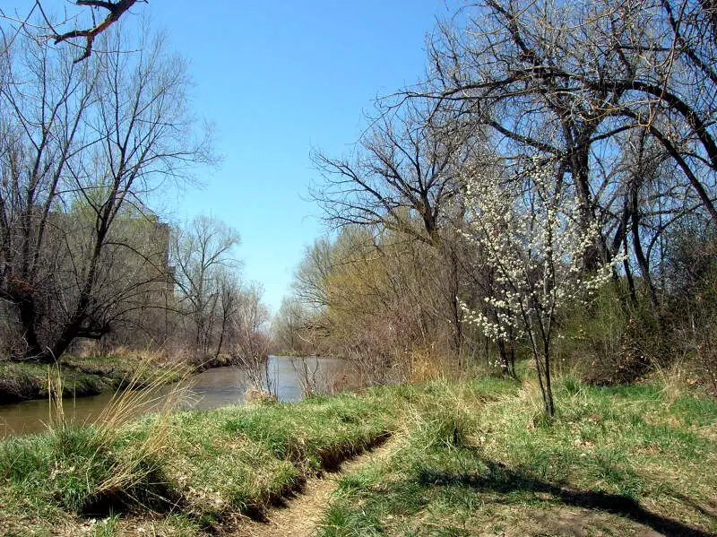 Looking West From Inside Cherry Creek