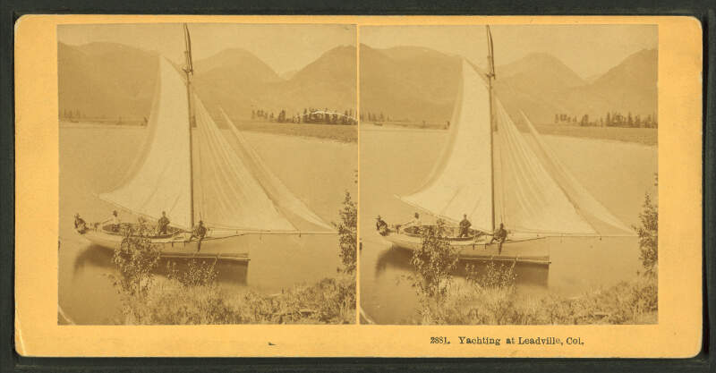 Yachting At Leadvillec Colc By Kilburn Brothers