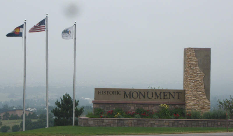 Monument Welcome Sign