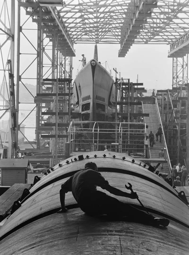 Fleet Boat Under Constructionc Groton Archives