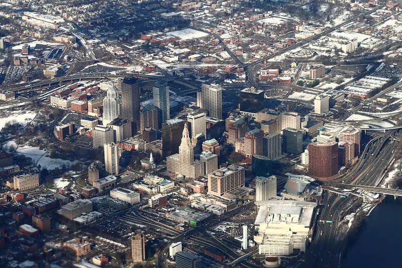 Downtown Hartford From Abovec