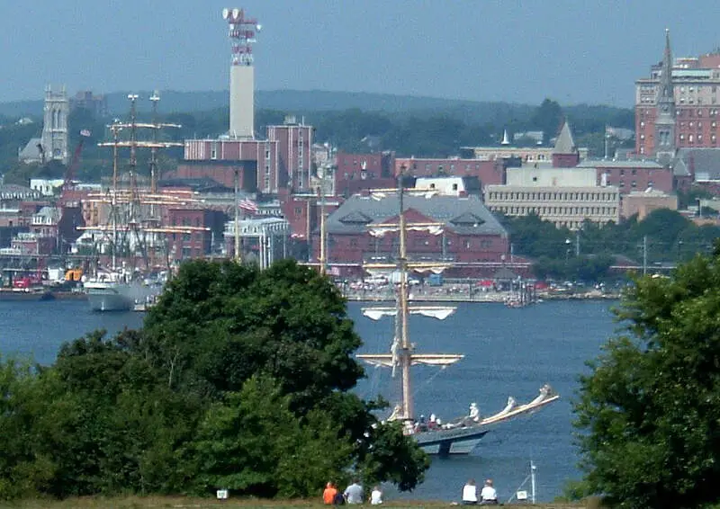 View Of City Of New London