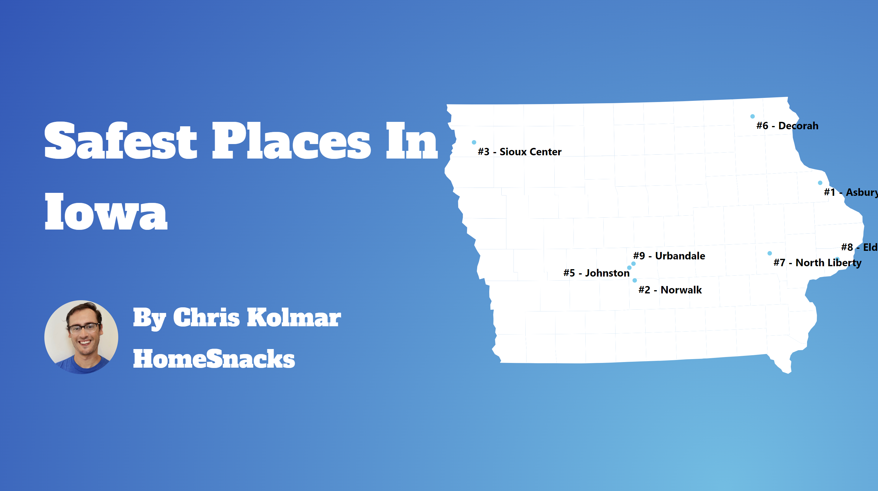 Safest Cities In Iowa Map