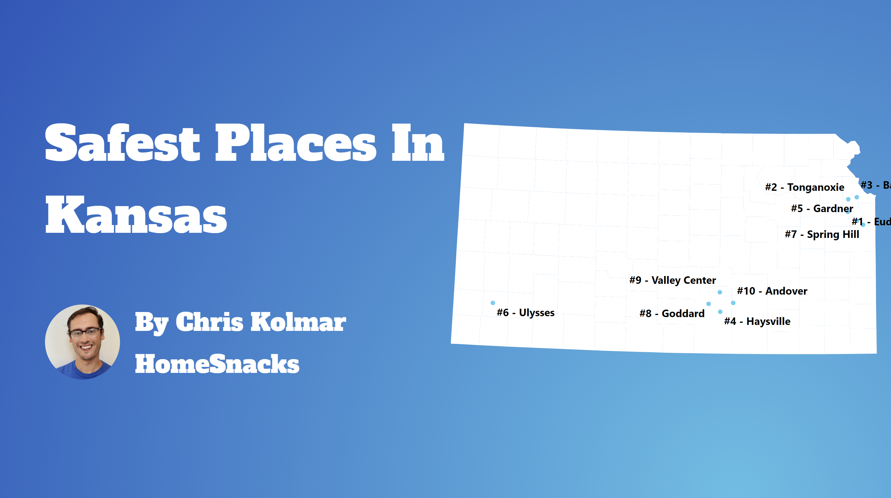 Safest Cities In Kansas Map