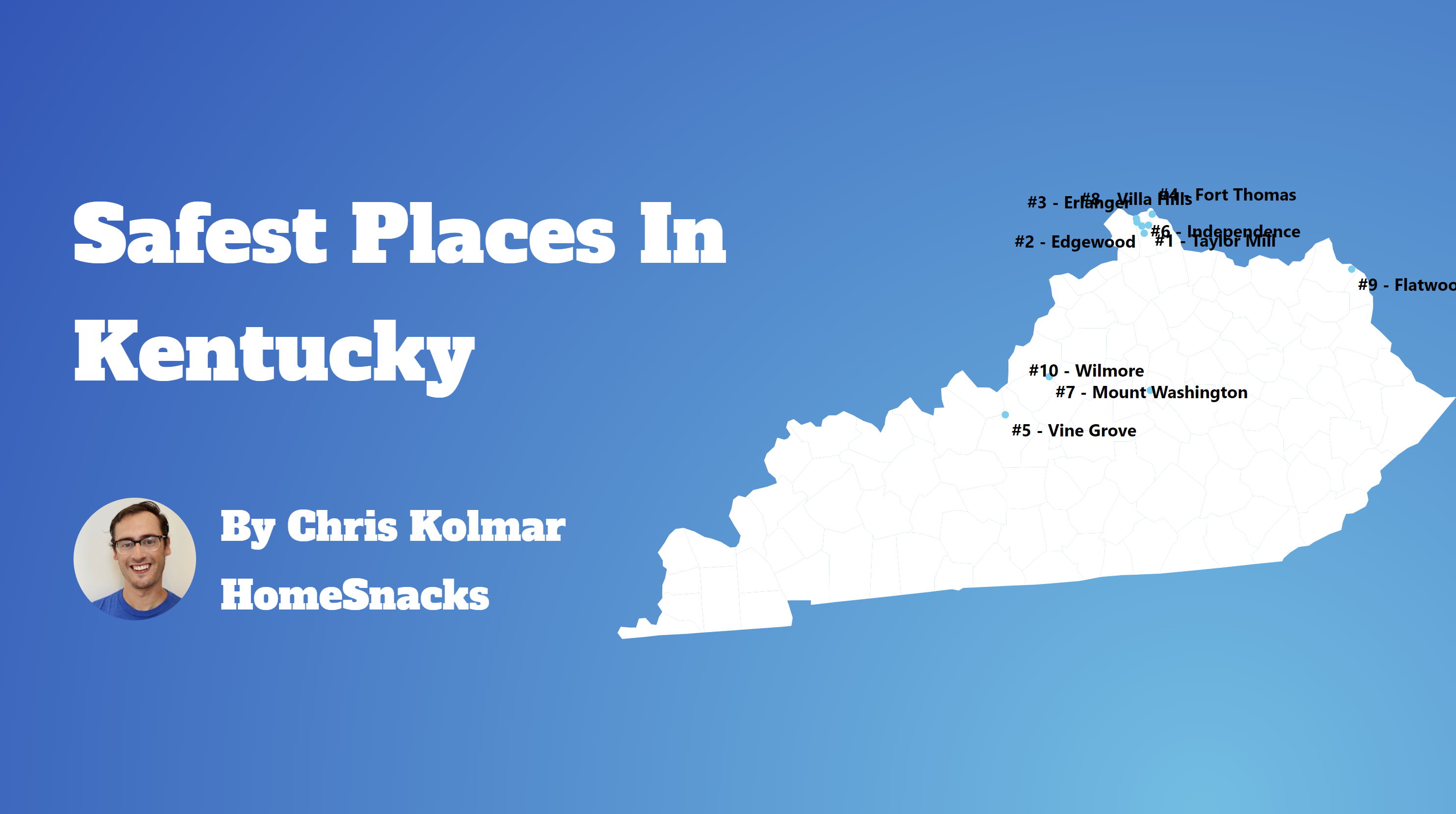Safest Cities In Kentucky Map