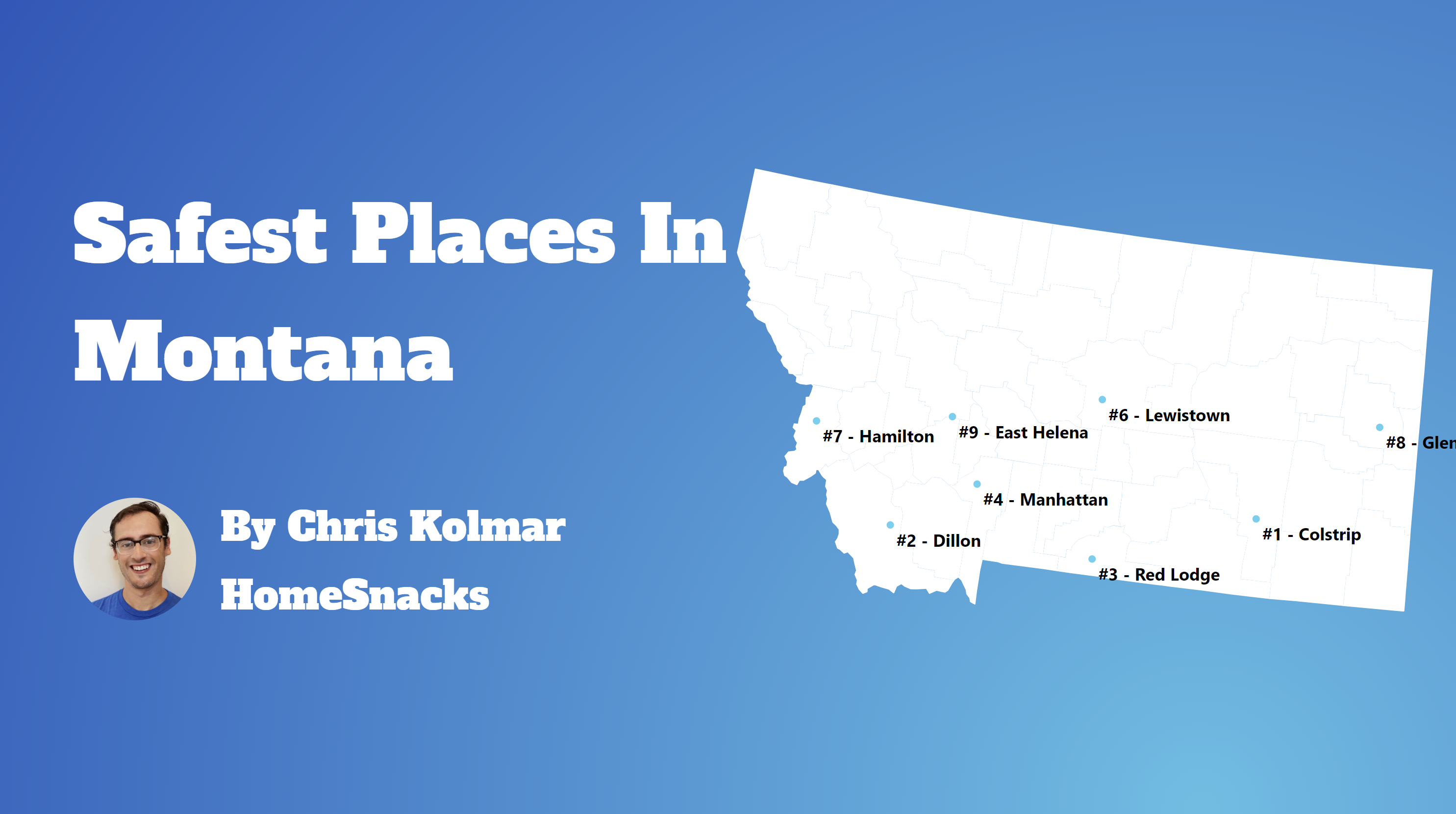 Safest Cities In Montana Map