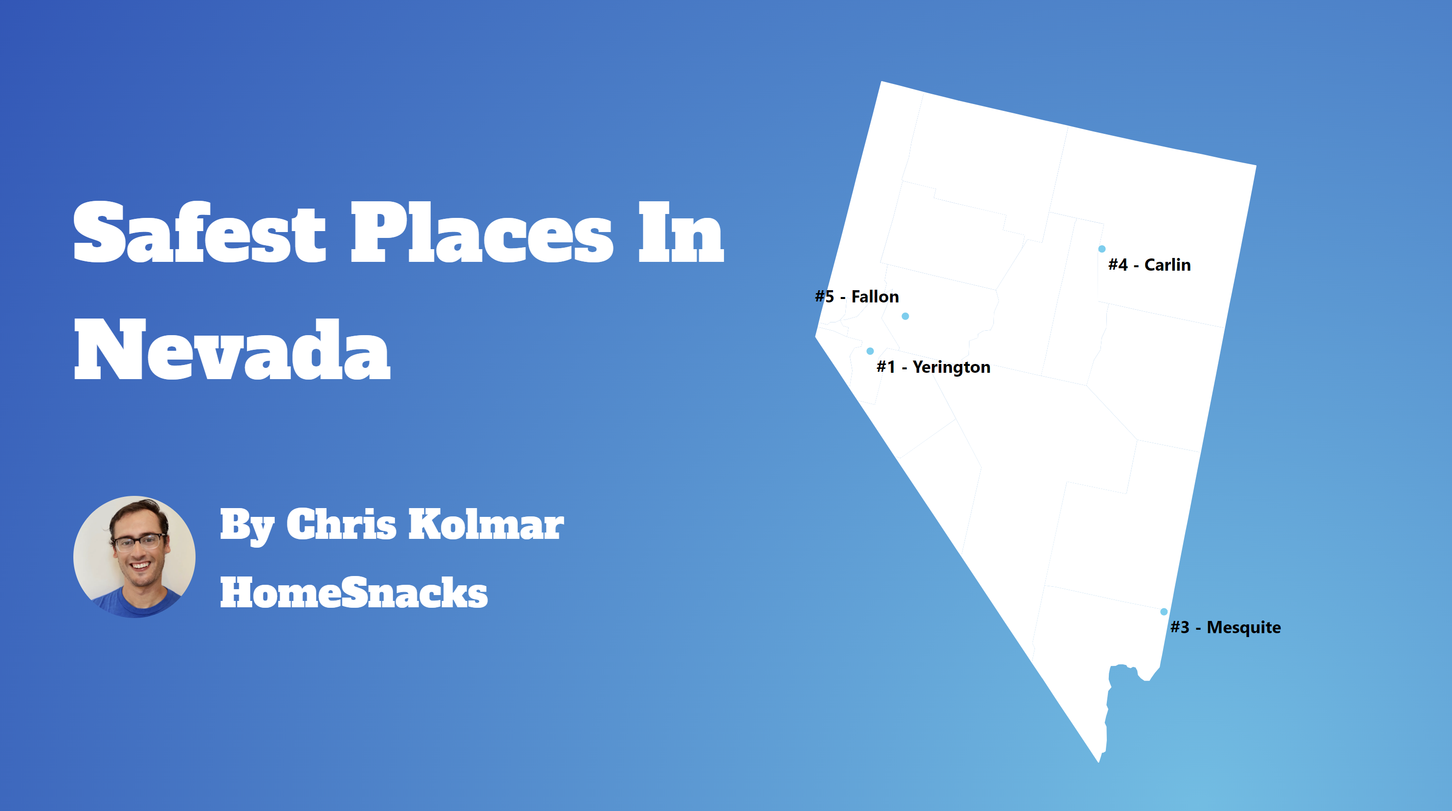 Safest Cities In Nevada Map