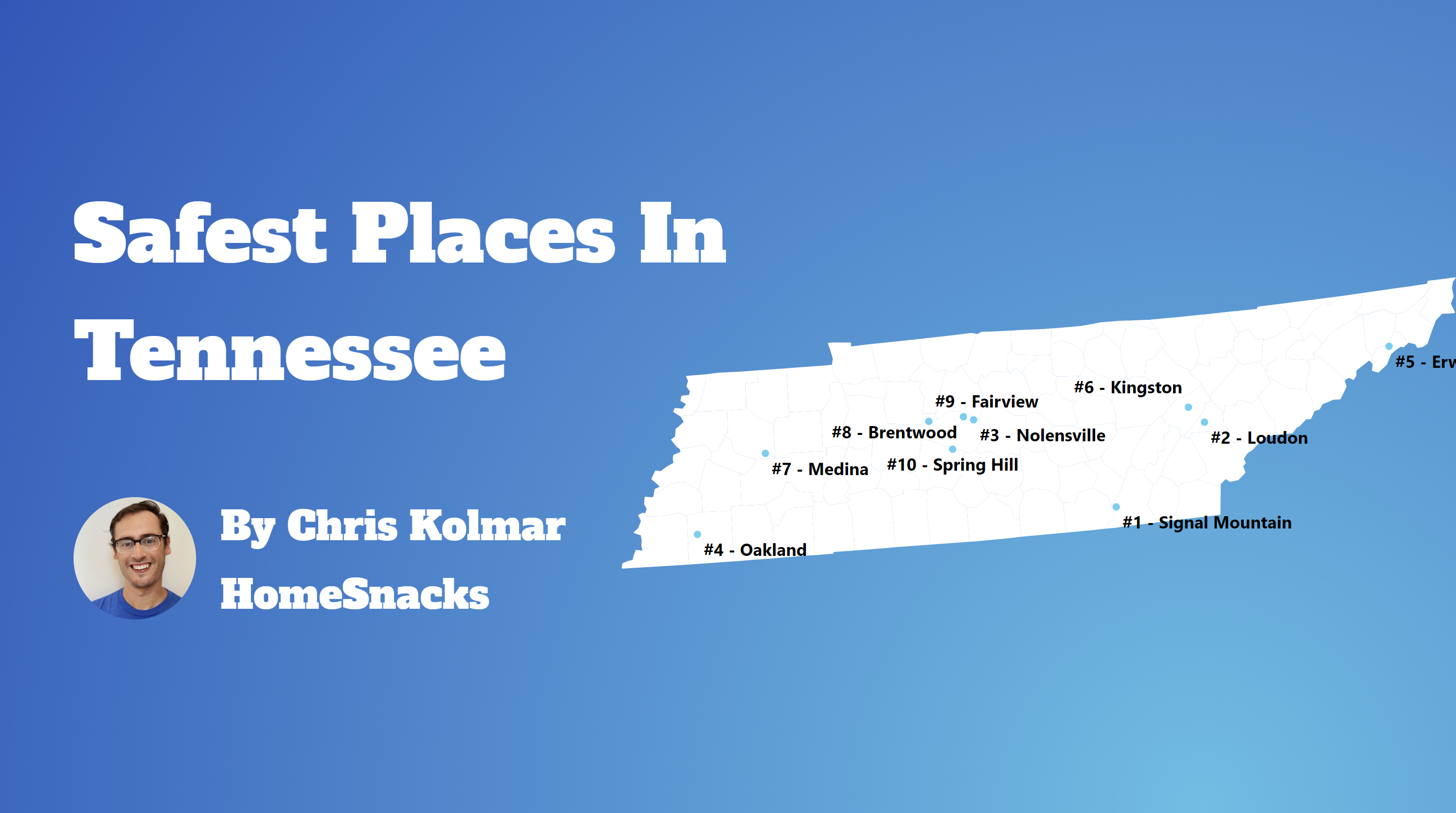 Safest Cities In Tennessee Map