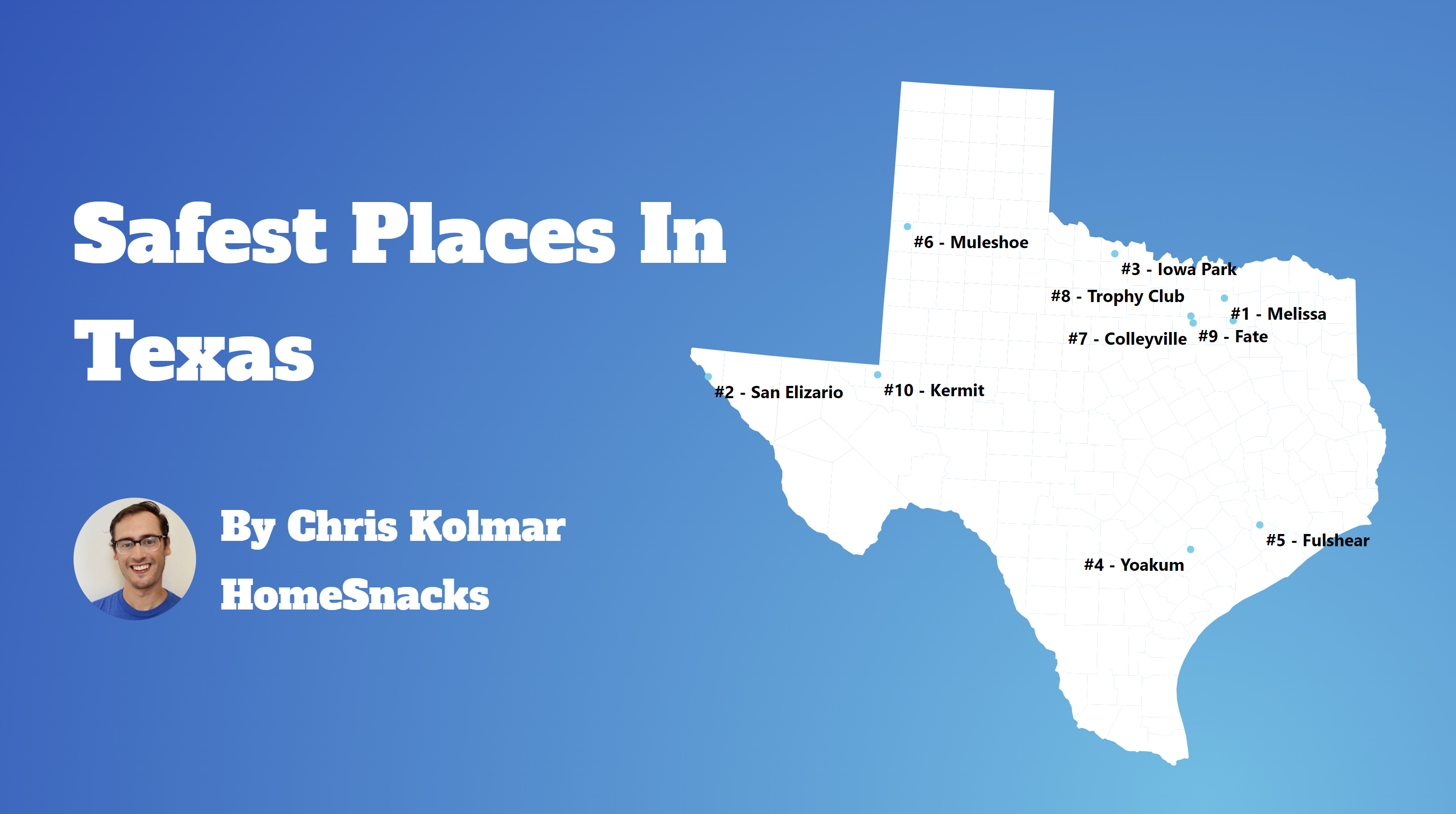 Safest Cities In Texas Map