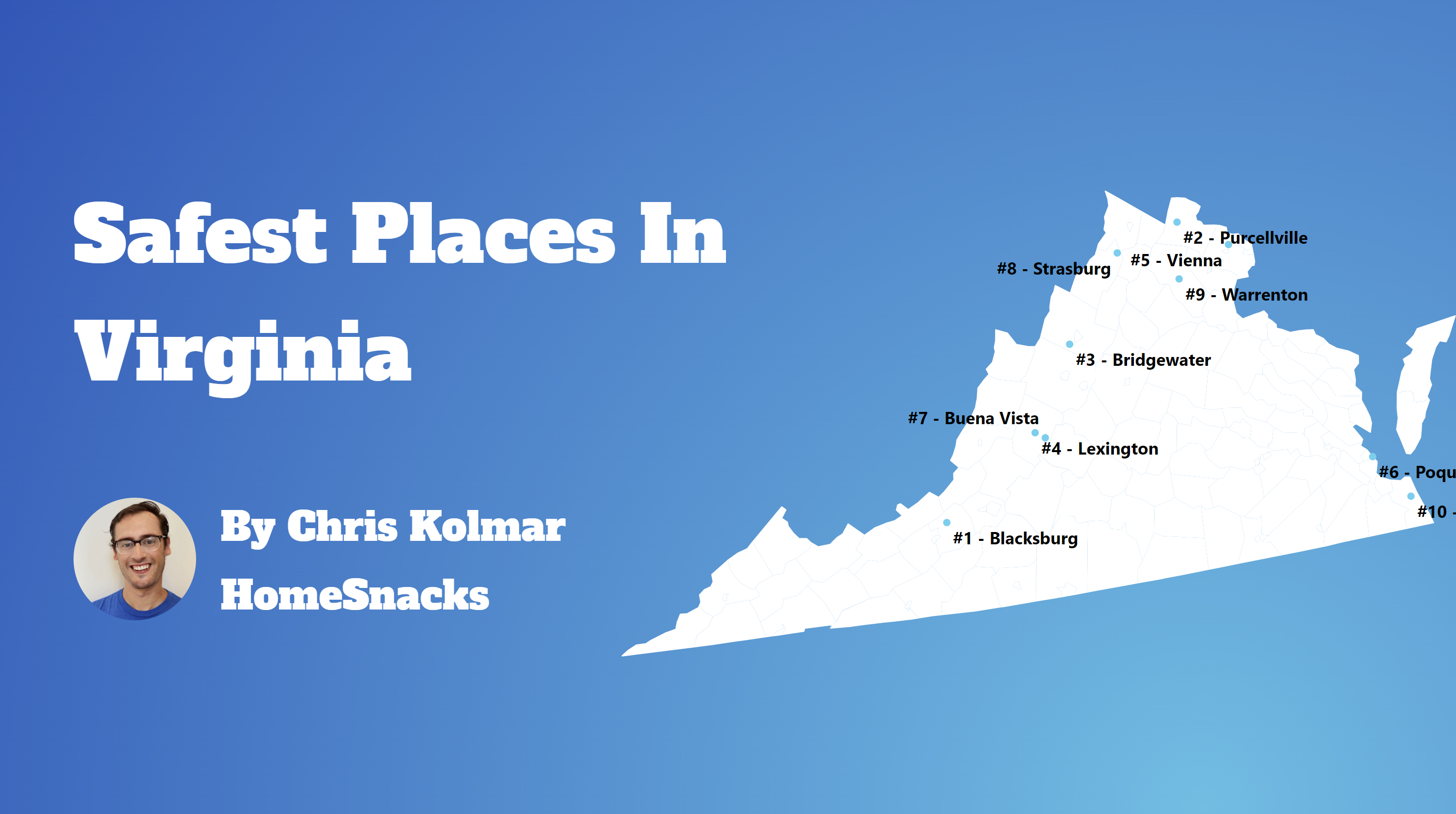 Safest Cities In Virginia Map
