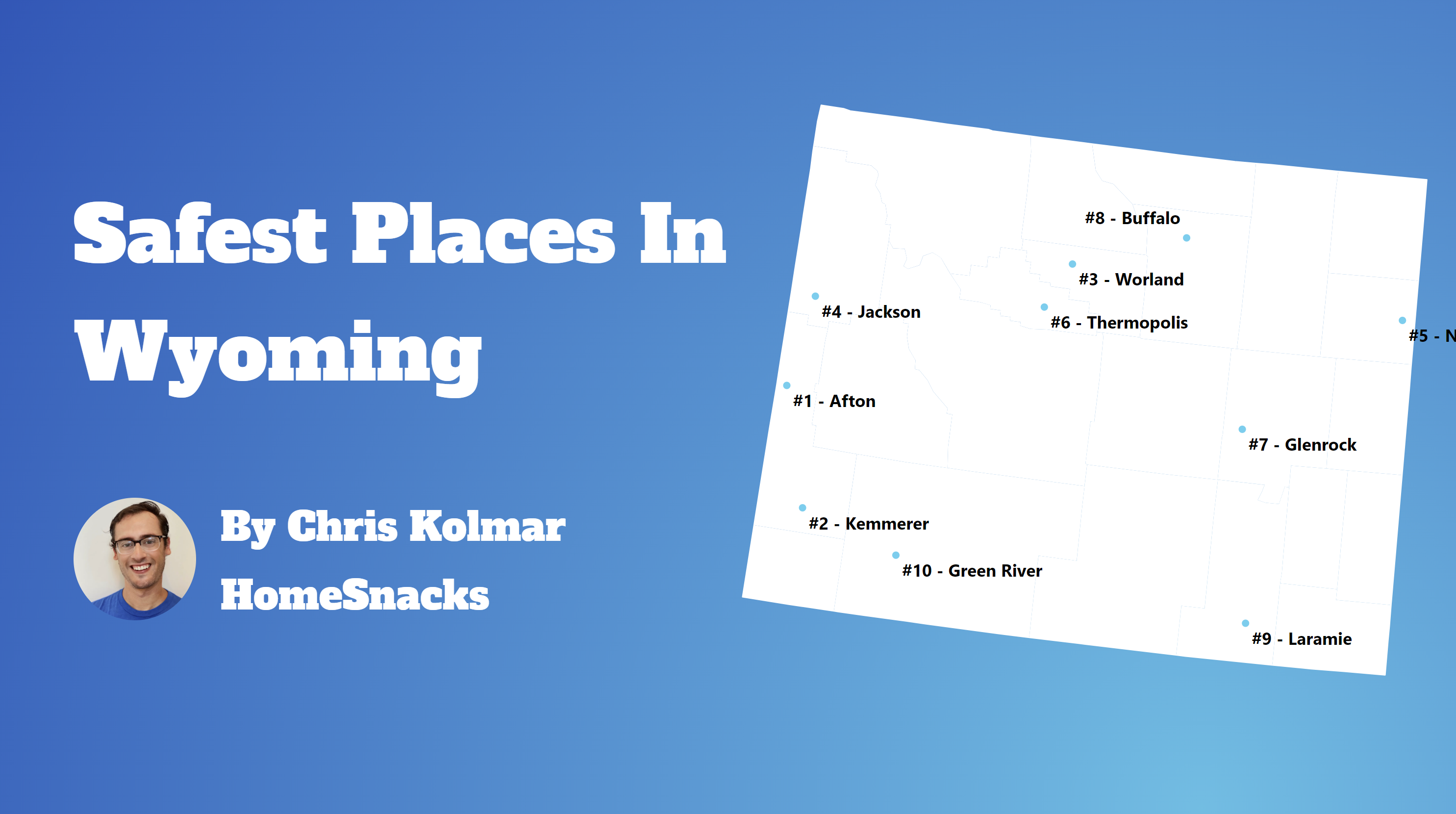 Safest Cities In Wyoming Map
