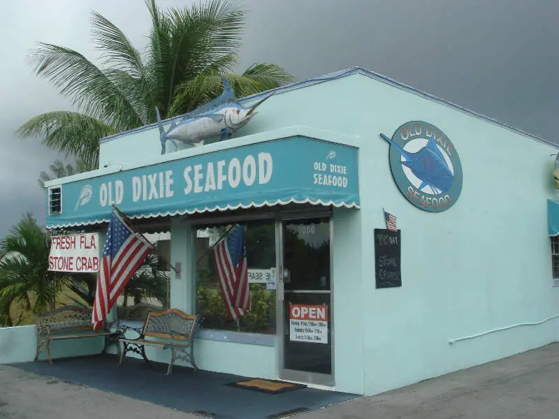 Old Dixie Seafood Exteriorc Boca Culture