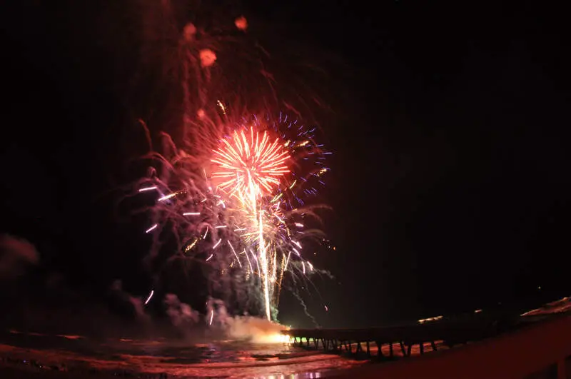 Deerfield Beach Fireworks Show Photo D Ramey Logan