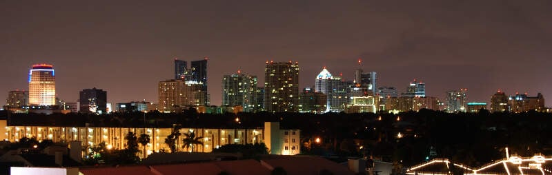 Ft Lauderdale Skyline