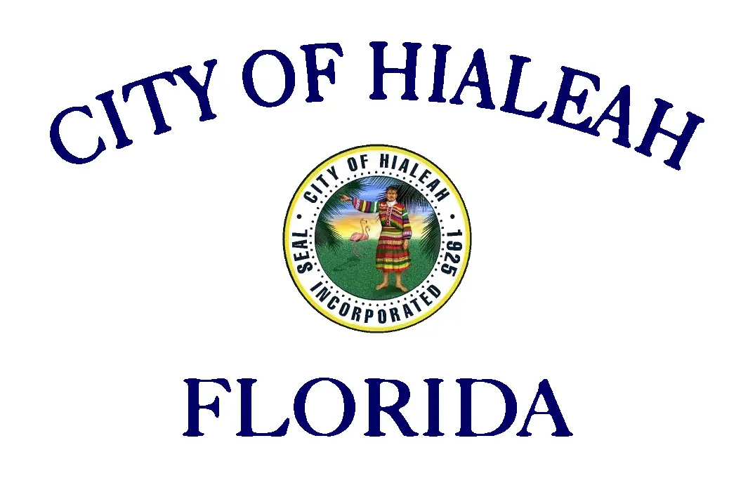 Flag Of Hialeahc Florida