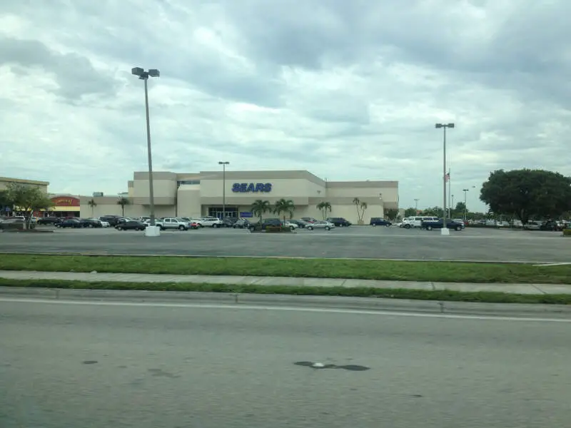 A View Of The Sears Of Hialeahs Westland Mall