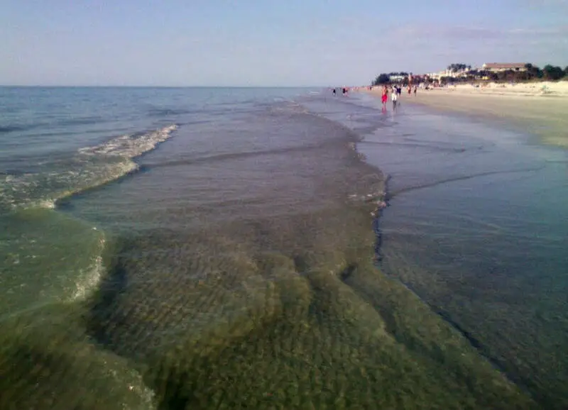 Crystal Clear Water In Indian Rocks Beach