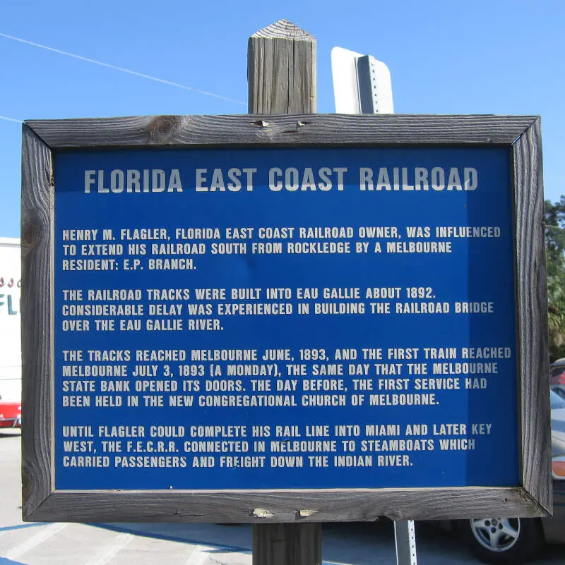 Florida East Coast Railroad Historical Marker