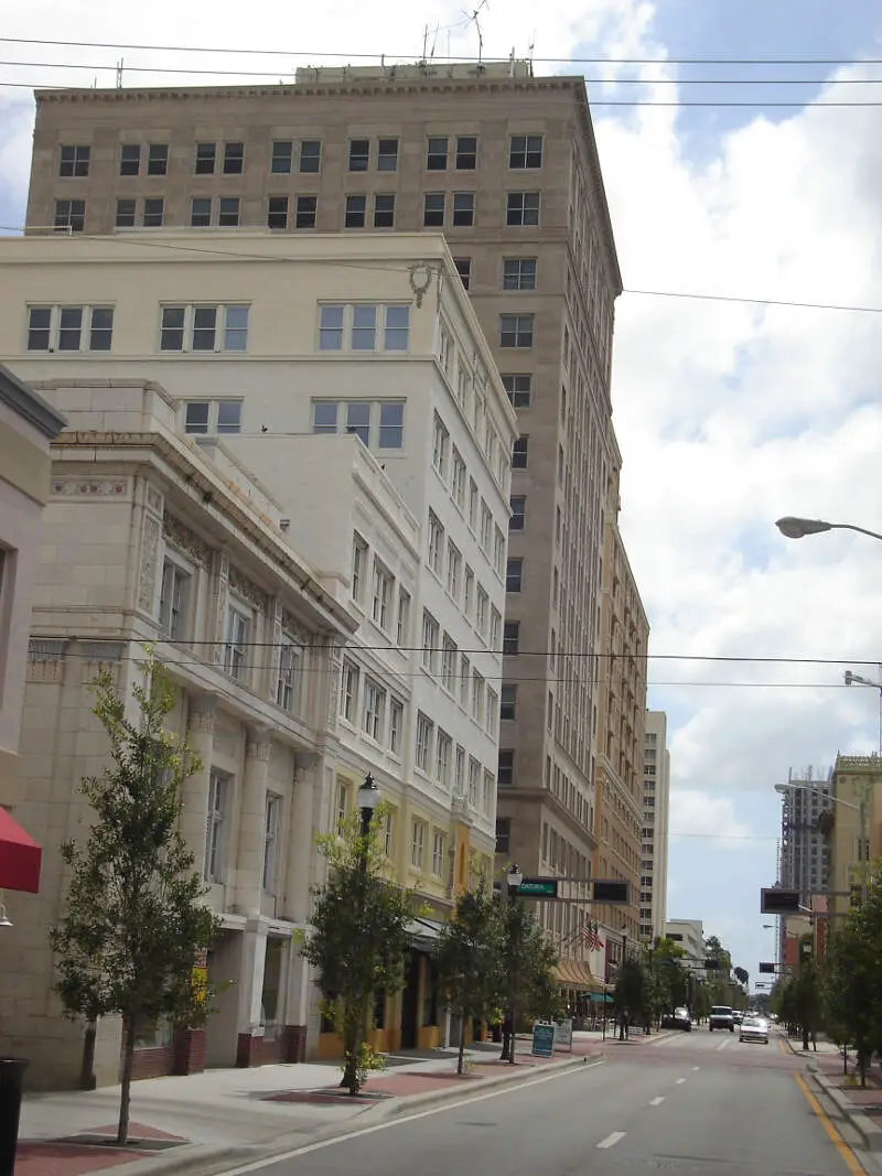 Olive Avenue And Datura Street In West Palm Beachc Fl