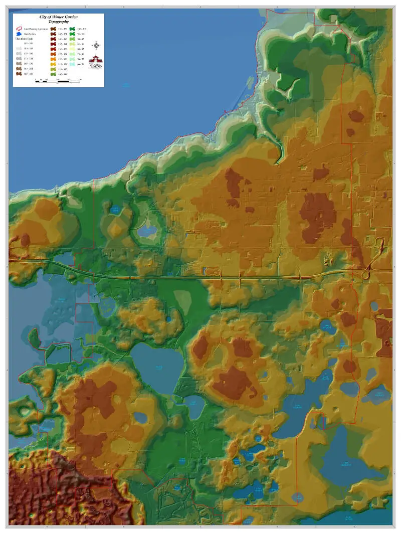 Winter Garden Topography