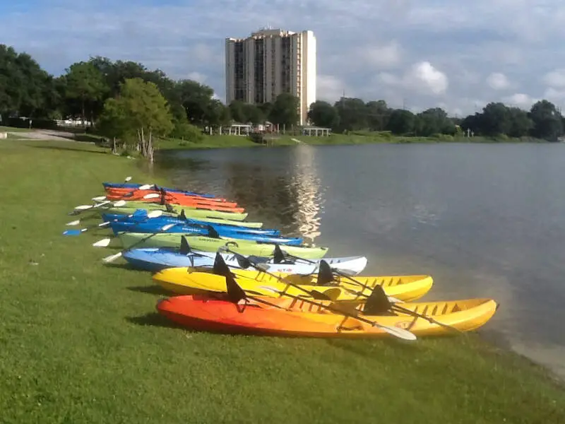 Kayaks At Lake Silver