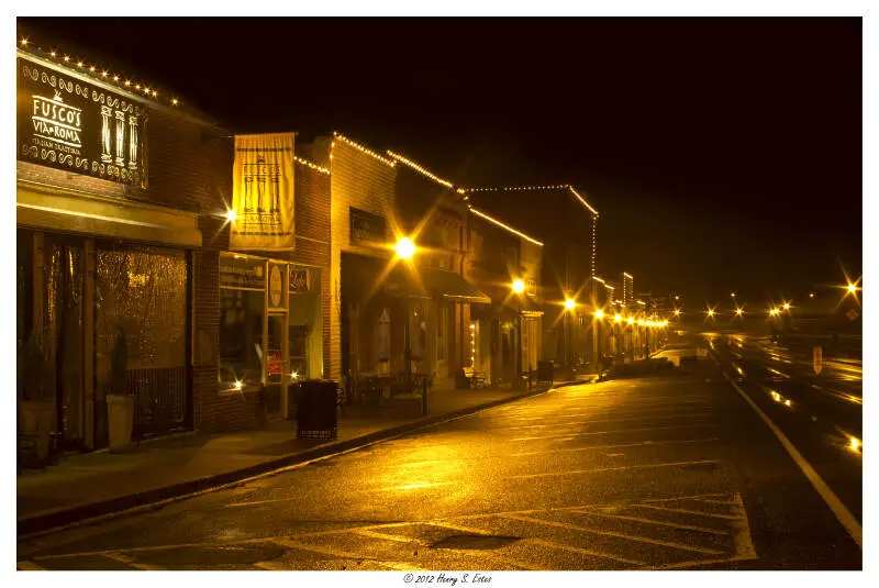 Nighttime At Downtown Acworth