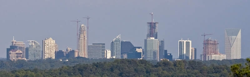 Buckhead Skyline From Vinings