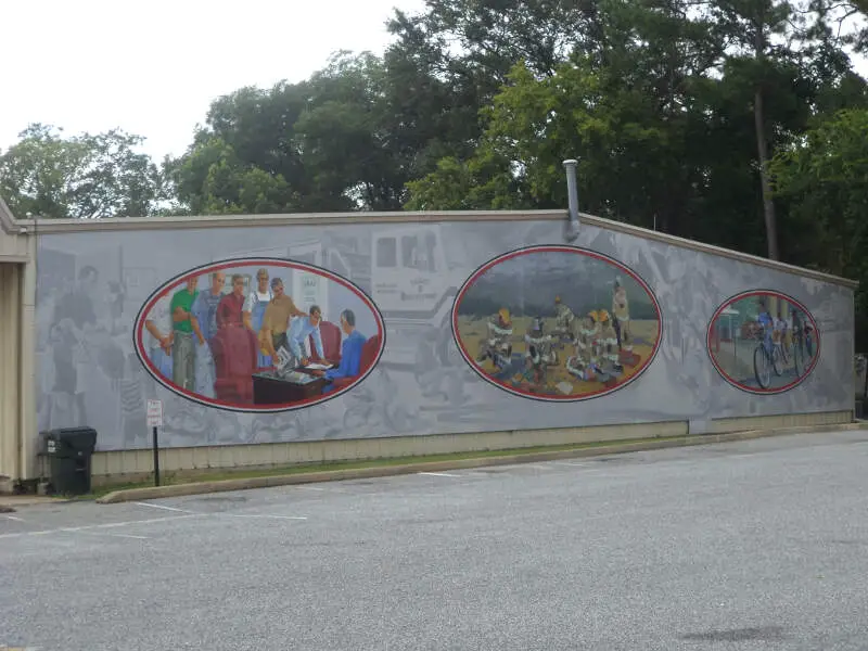 Mural On Colquitt Fire Station