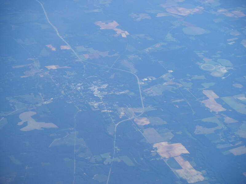 Cuthbert Ga From Airplane