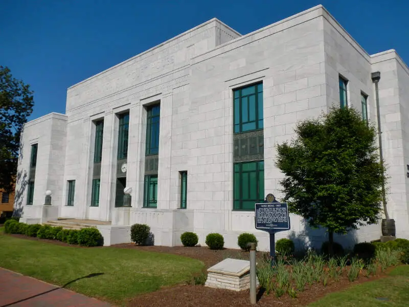 Troup Countyc Georgia Courthousec Annexc And Jail