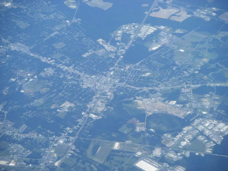 Valdosta Ga From Airplane