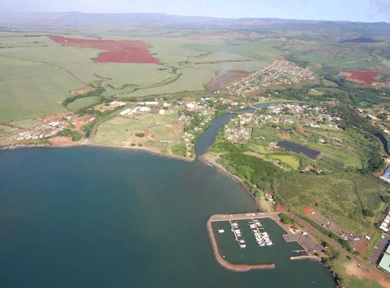 Aerial View Hanapepe Kauai