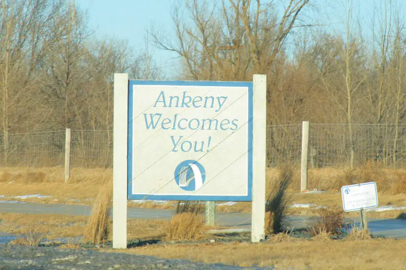 Ankeny Iowa Welcome Sign