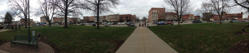 Centervillec Iowa  Town Square