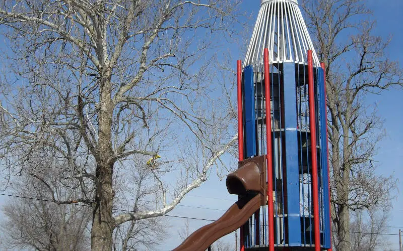 Rocket Slide In Edmundson Parkc Oskaloosac Iowa