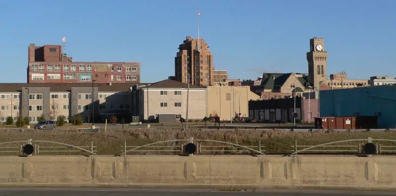 Woodbury County Courthouse Setting From Wnw